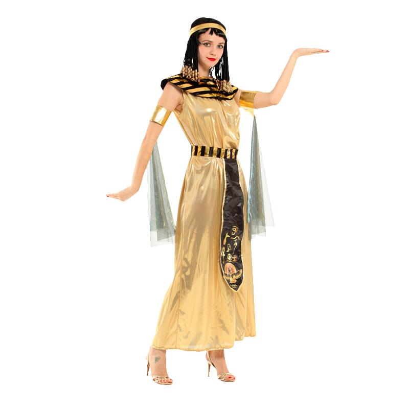 Krawattengefärbte Kleidung für erwachsene Männer und Frauen mit ägyptischem Pharaonenmuster, exotisches, übertriebenes Design, Cosplay-Requisite