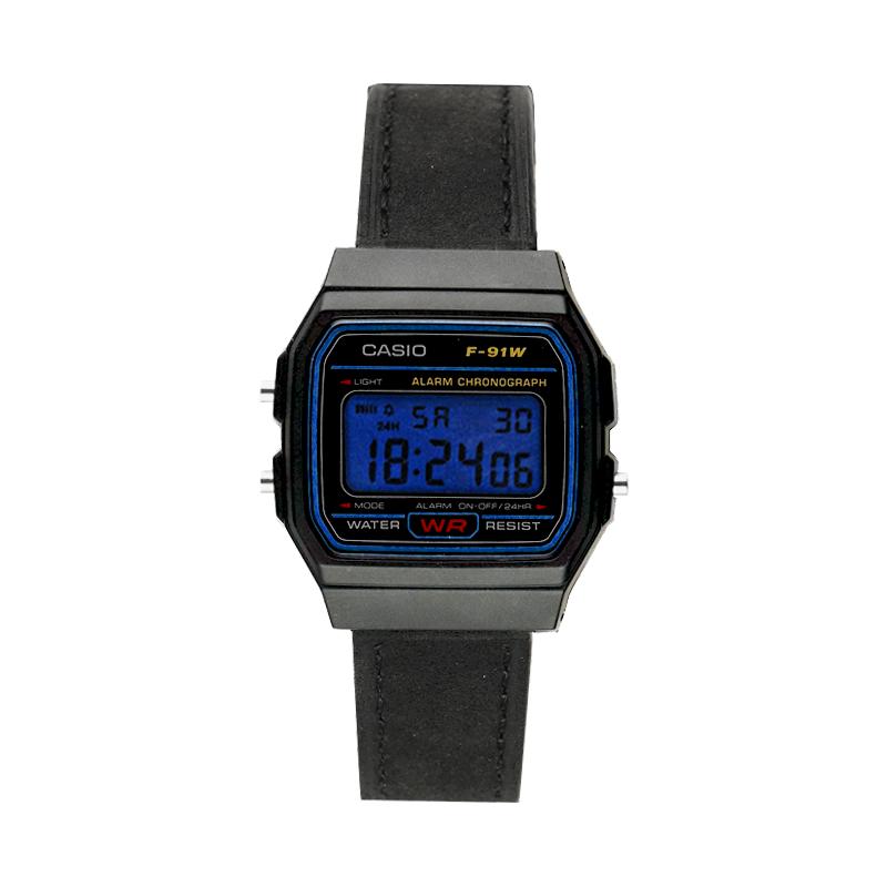 CASIO Customized watch modified series Land of Hope Trendy modification Waterproof luminous Quartz Genuine leather strap Unifo XiJiZhiDi(LanSe)