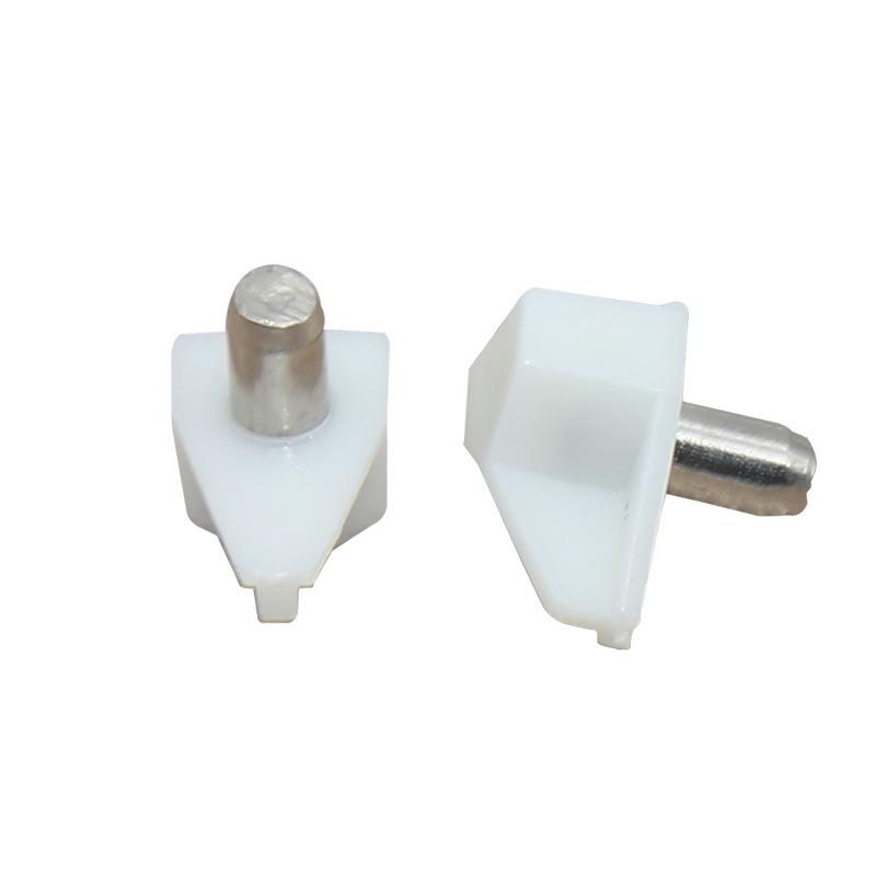 Milky White Transparent Plastic Shelf Support for Cabinet and Glass Dividers