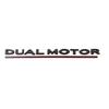 E5 DUAL MOTOR Achterlogo voor Tesla Model 3 Y S X Letters Embleem 3D Auto Styling Spatbord Badge Emblemen Decoratie Auto Accessoires