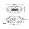 6XDB Industrial Grade Motorcycle Speedometer Digital LCDDisplay Odometer Tachometer