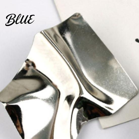 Comfortable Stud Earrings 1 Pair Geometric Irregular Design Metal Shape