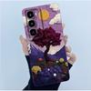 For itel City 100 Phone Case Fashion Simplicity Oil Painting Floral Soft Liquid Silicone Shell For itel City100 Back Cover Funda