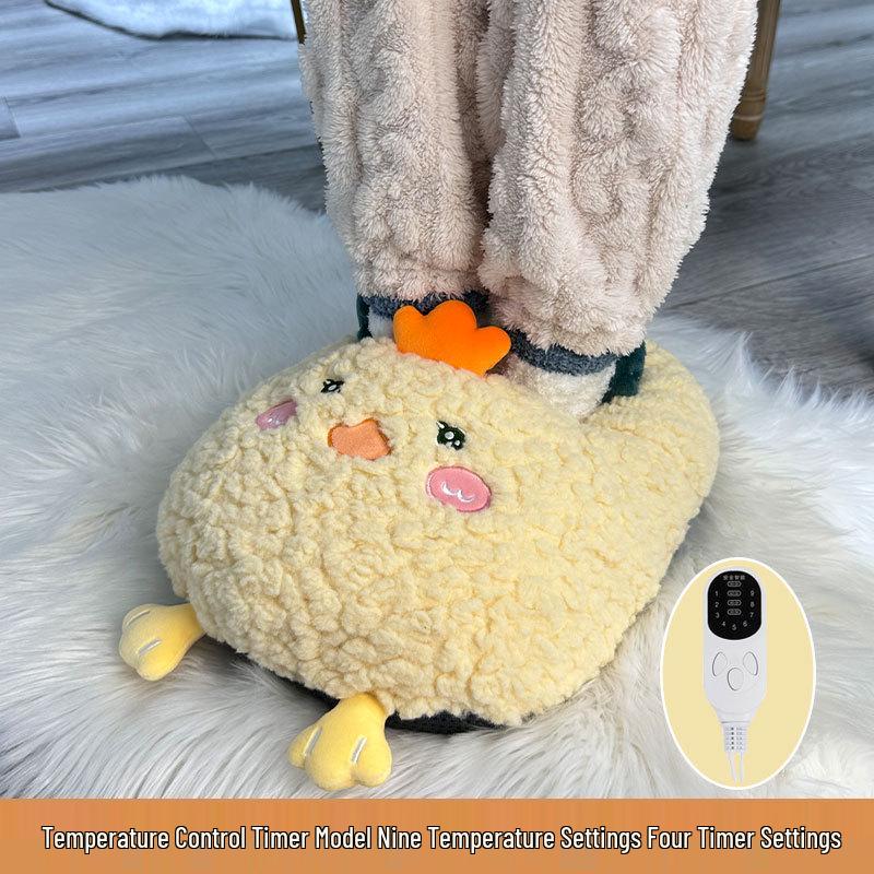 Vinteruppvärmd fotvärmardyna för flickor - Uppladdningsbar varmvattenflaska täcke