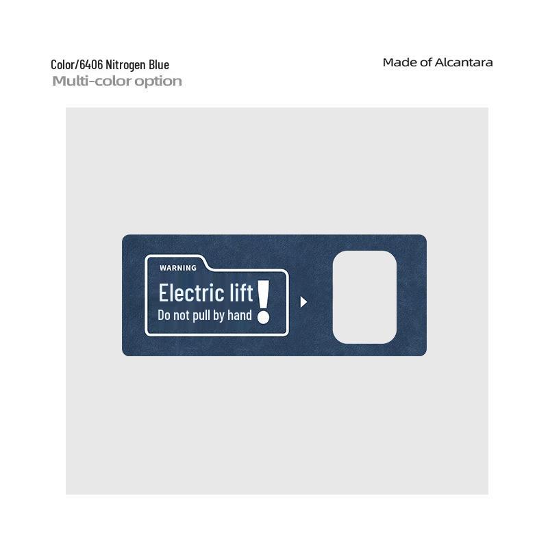 Alcantara Suede Tailgate Reminder Sticker for AITO M9 Interior Decoration