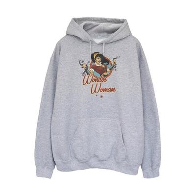 Womens/Ladies Badge Hoodie
