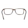 Armani Temple brand logo acetate rectangular optical glasses unisex couple model brown