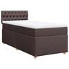Maison Exclusive - Sommier à lattes de lit avec matelas Marron foncé 100x200 cm