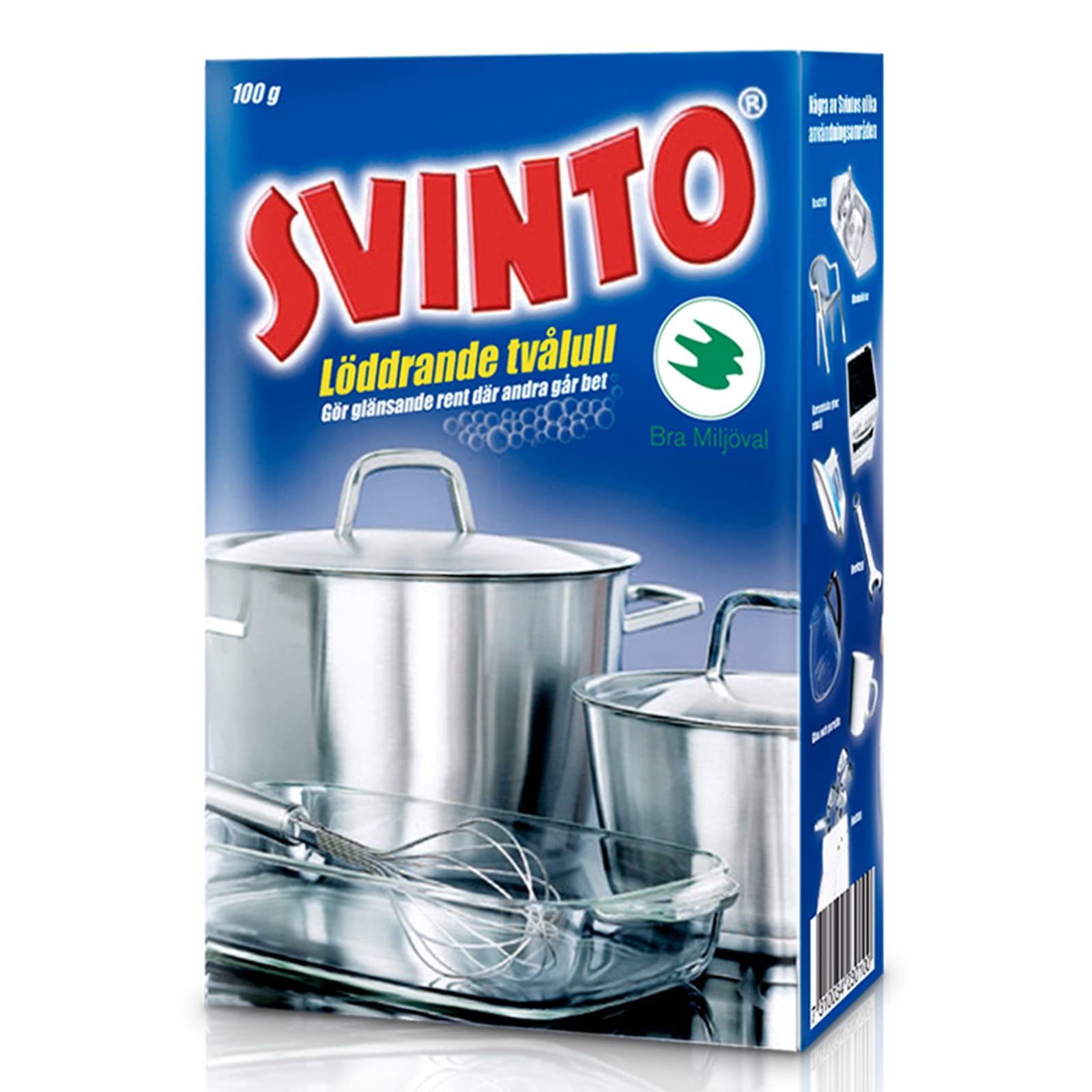 

SVINTO Скандинавская сталь стальная кухня удаляет пригоревшее масло грязь вода без моющего средства рви и бросай вокруг кемпинга (Свинто) Шерсть шведского производства, скраббер, жёлтый