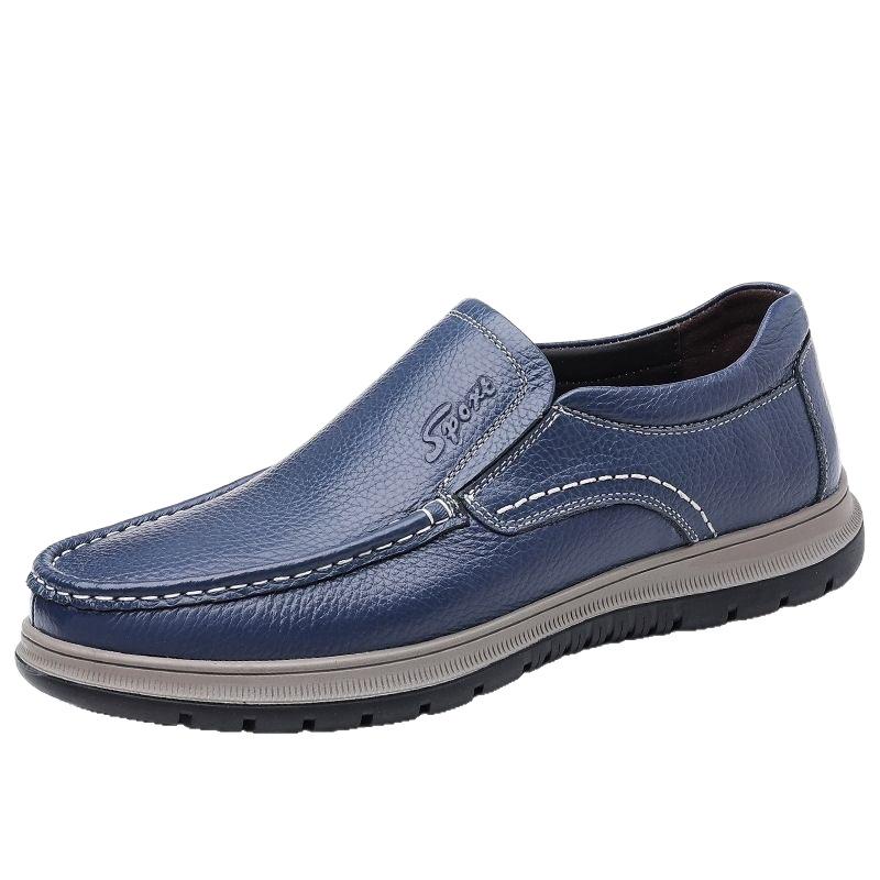 Autumn new fashion casual versatile men's simple non-slip wear-resistant soft bottom business