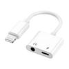 Lightning To Earphone Adapter Enjoy Music and Videos While Headphone Fast 2-in-1 Charging, 3.5mm Jack, Charging.