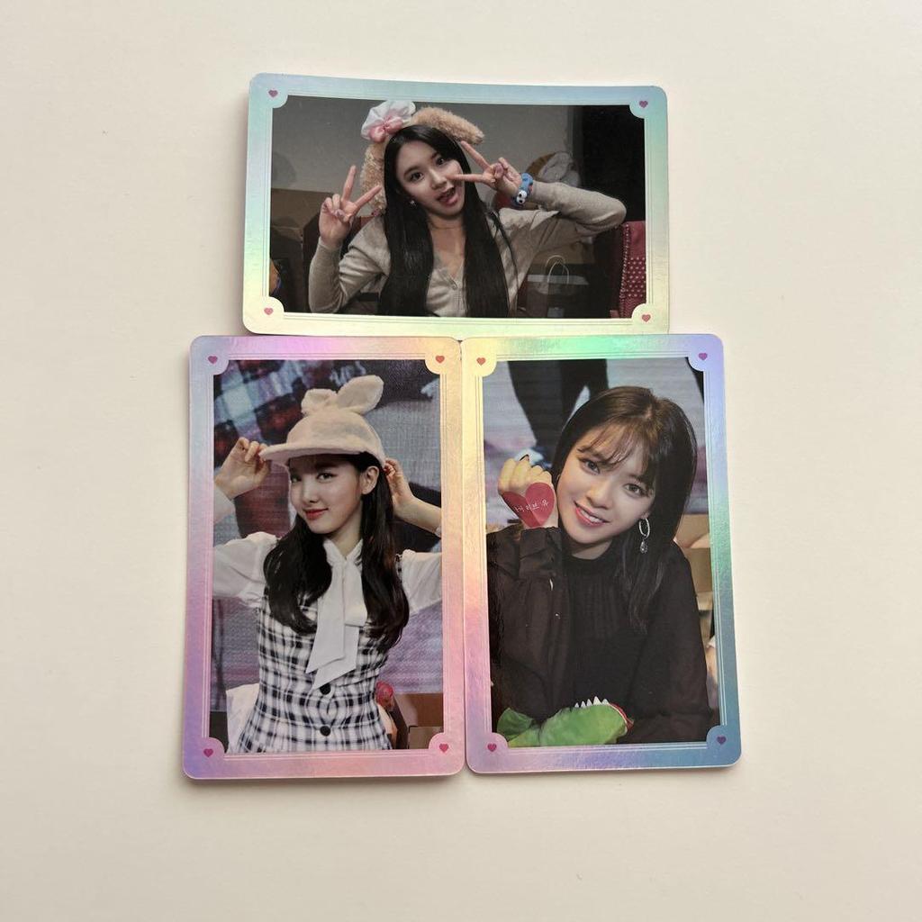 [USED] TWICE TV 2018 Rare Trading Cards Nayeon, Jeongyeon, Chaeyoung