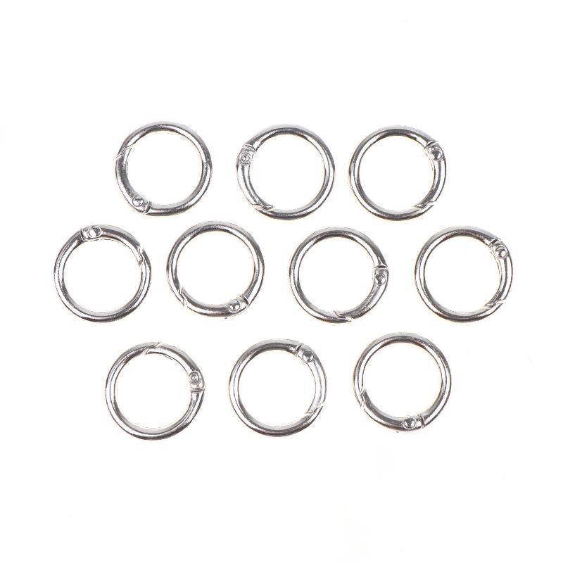 10 stuks 20/24/26/30 mm Metalenveergespen Karabijnhaakjes Handtasgesp Zinklegering Sleutelhanger Snaphaak O-ring Kampeergesp