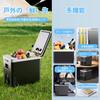 HANSHUMY 8L Refrigerator, 12V, Car Use, Compact, Single Door, Electronic Cooler/Warmer Box, -10℃ To 65℃ & 2-Way Power Supply, Keeps Temperature 20℃ Lo