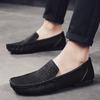 Fashion Handmade Fashion Men Shoes Sewing Casual Genuine Leather Flat Mens Loafer Shoes Custom Bespoke Slip-On Brand Footwear Male Shoes