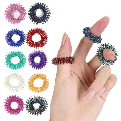 5Pcs Massage Circles Round Smell-less Long-term Use Kill Time Flexibility Relieve Stress Metal Mini Spring