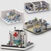 MOC Clinica Dentale Laboratorio Medico Ospedale Città Blocchi da Costruzione Mattoncini Set Friends Ornamento Stanza di Scansione Giocattoli per Bambini Regalo