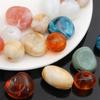 Two-Tone Acrylic Oval Bead for DIY Ancient Style Bracelets and Necklaces