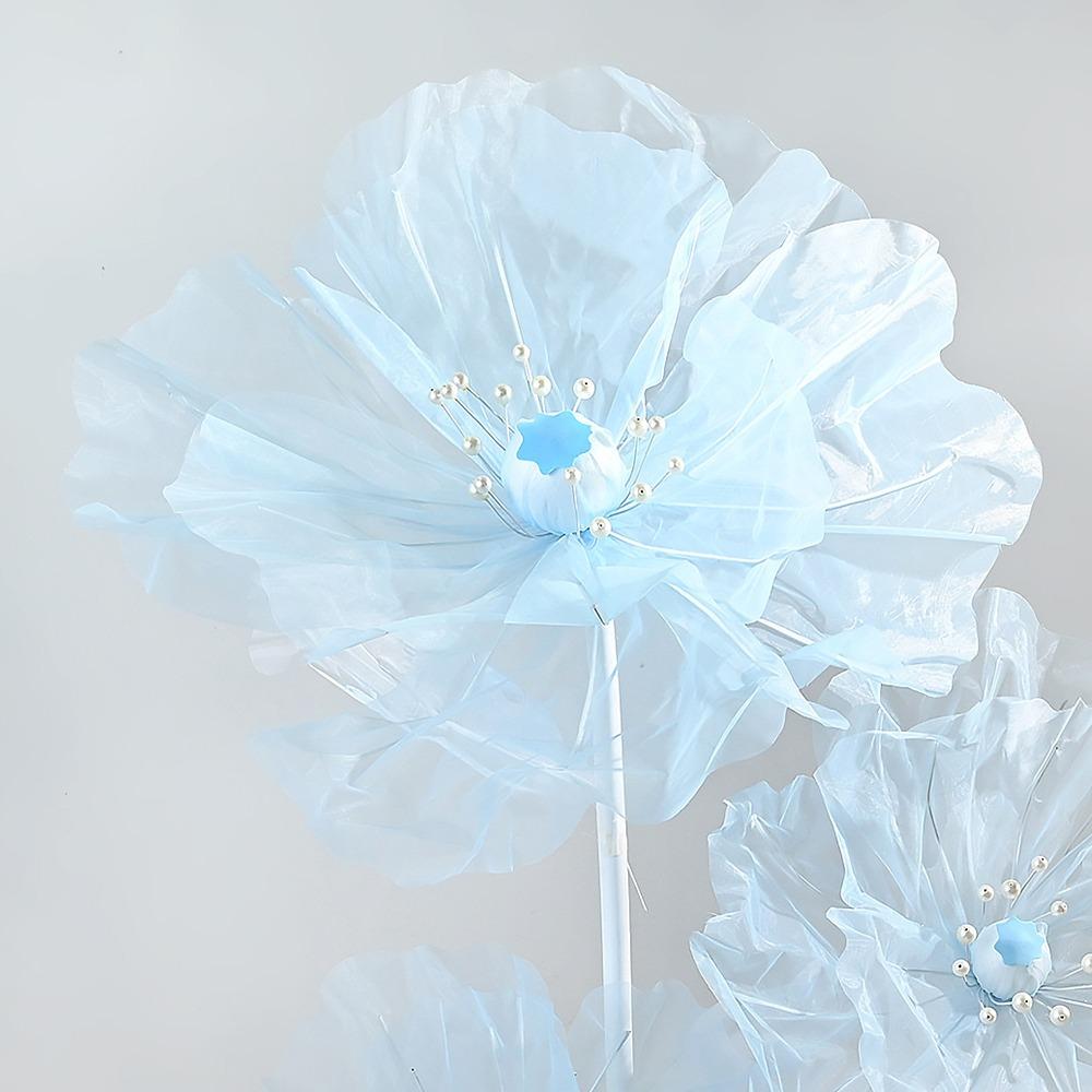 Hollow Fake Flower 3D Artificial Flowers Window Display Photography Props Outdoor Shopping Mall