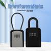 Wall-mounted Metal Key Box with Four-position Password for Construction Sites, Hotels, and Homestays