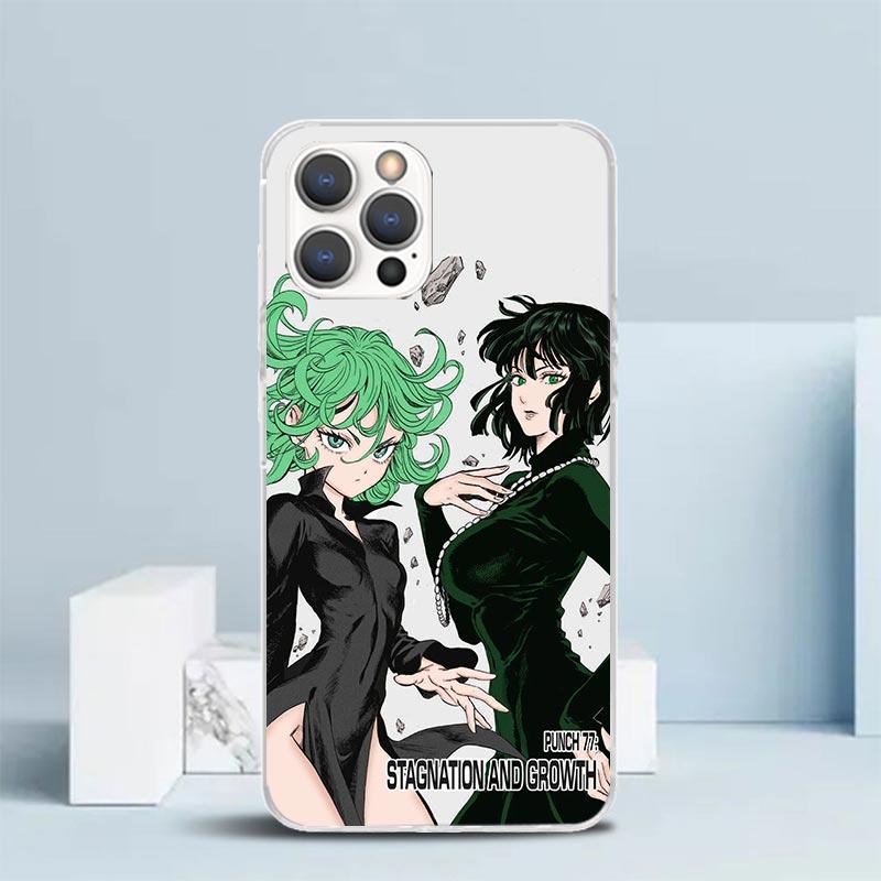 One P-Punch-Man Tatsumaki Phone Case For IPhone 16 17 Air 16E 15 14 Plus 13 Mini 12 11 Pro Max 7 8 + SE 2020 Soft TPU Back Cover
