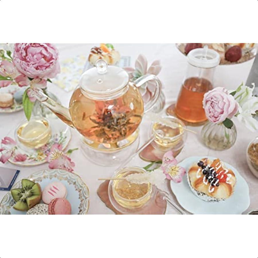 

Универсальная грелка для чая Большого размера 6 дюймов в 15 см диаметром Ручной работы из термостойкого стекла без свинца В комплекте свеча-таблетка United States