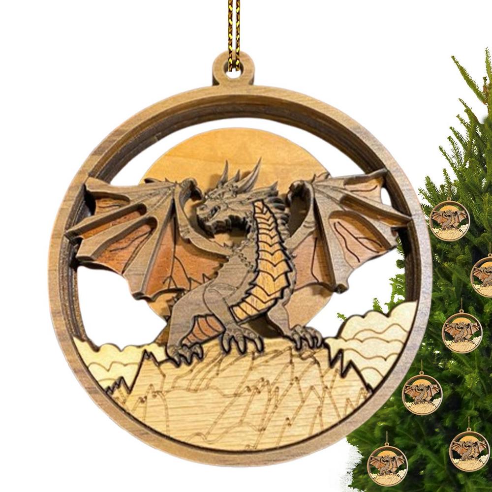 Animal Christmas Ornament 3D Animal Ornament Decorative Ornaments Exquisite Animal Decoration With Animal Themes