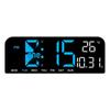 Large LED Desktop Alarm Clock with Hanging Option - Creative Table Clock with Simple Design