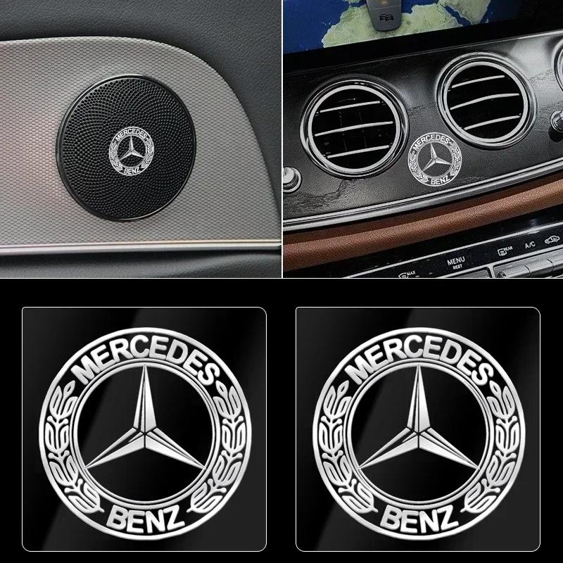 Hot 2025 For AMG W124 2025 W204 Hot Hot Car for Mercedes benz AMG 1pcs Metal Car Styling Car Badge Sticker For Mercedes Benz W21