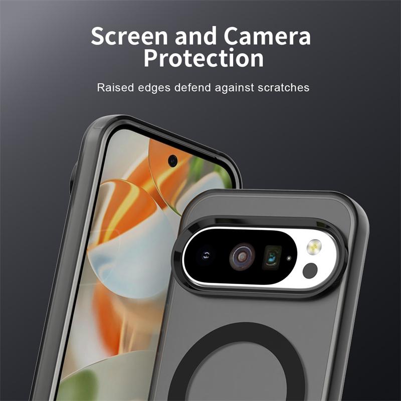 Magnetic Adsorption Wireless Charge Case For Google Pixel 10 Transparent Phone Case Google Pixel 10 Case For Google Pixel 10 Pro