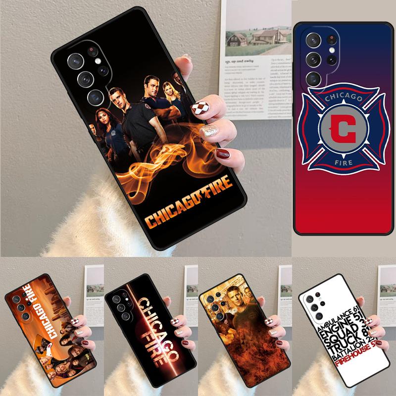 Chicago Fire TV Show Soft Phone Case for Samsung Galaxy Note 10 Pro S26 Ultra S23 S24 FE S25 S21 S22 PLUS Shockproof Cove