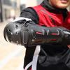 4PCs Fahrrad Knieorthese und Ellenbogenschützer Fahrrad MTB Bike Motorrad Reiten Kniestütze Schutzpolster Wachen Outdoor Sports