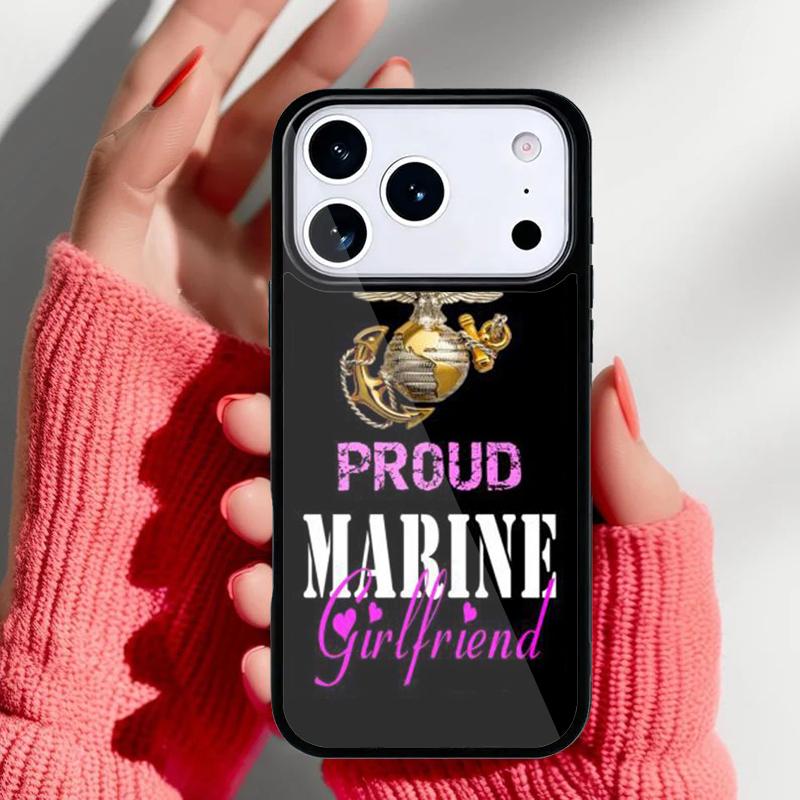 USMC Marine Corps Phone Case for iPhone 17 Air 16e 15 14 13 Pro Max Back Cover for 12 11 Pro Coque