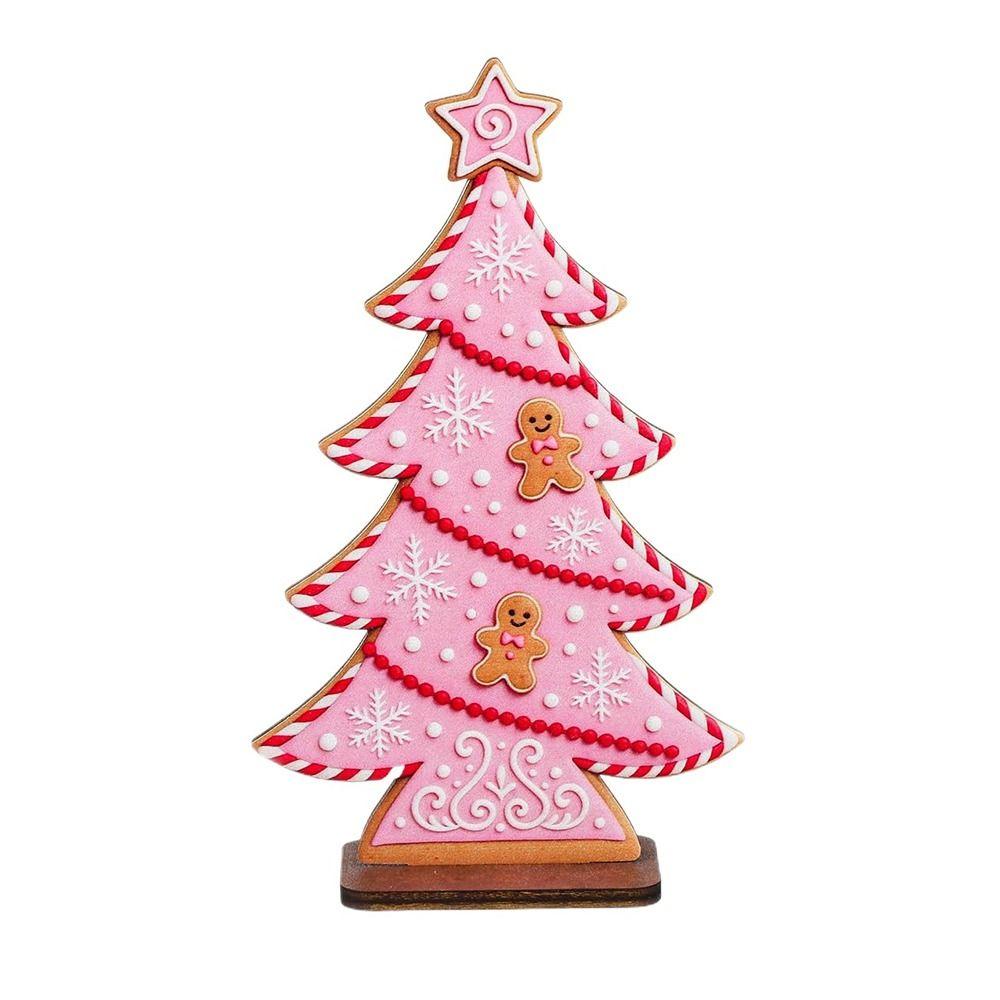 Candy Colors Christmas Trees Wooden Room Ornament  for Christmas Party