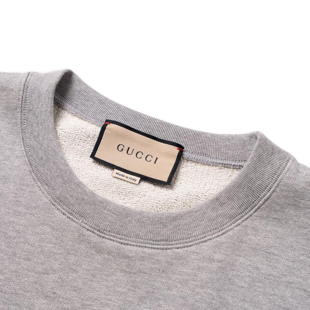 Gucci Cotton Jersey Printed Sweatshirt 'Grey' Men's 774244-XJGAY-1230