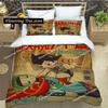 Animation A-Astro Boy Sheets Quilt Covers Bedding Dormitory Sheets Three-piece Bedding Set Three-piece Soft Warm Bedding Set