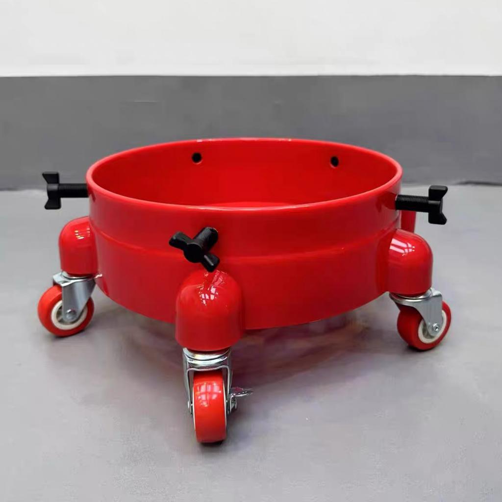Car Wash Buckets Base Pulley Rolling Bucket Trolly Holder Bracket Detailing Tool for Car Washing Workers Rolling Swivel Casters