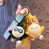 Colorful Egg Party Keychain Bag Pendant Female Cute Cartoon School Bag Keychain Pendant Small Gifts