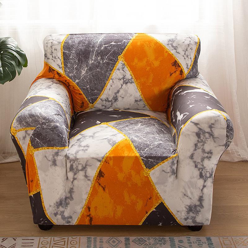 Armchair Cover Elastic Sofa Cover Cotton Stretch Sofa Covers for Living Room Copridivano Slipcover for Single Sofa Couch Cover