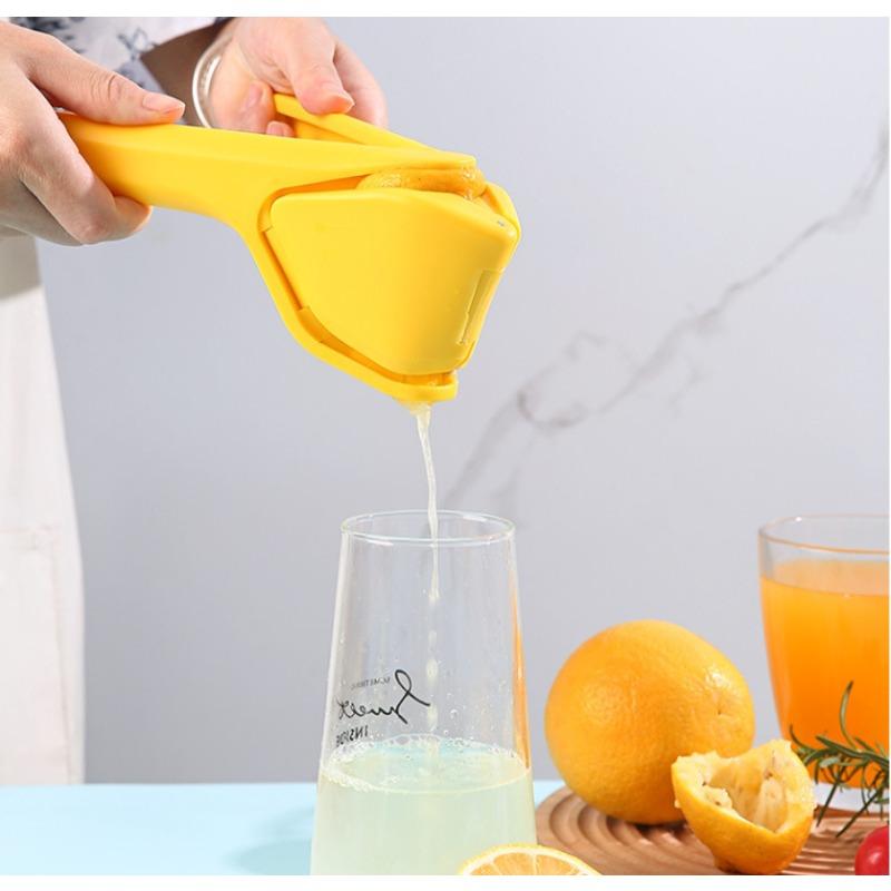 Cross border Easy to squeeze manual juicer, easy to squeeze manual juicer, lemon juicer (OPP+Paperless Card) Yellow