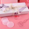 90pcs Keyring DIY Decoration Acrylic Key Disc Hand Craft Jump Leather Tassel Set Tassel Color Random