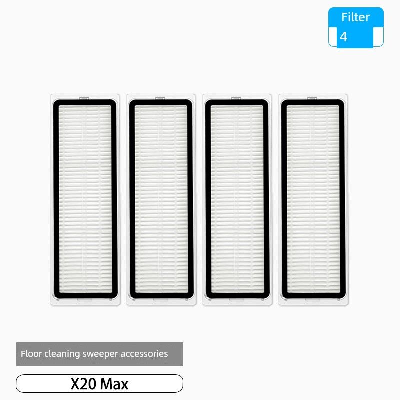 Accessories for Xiaomi Sweeping and Mopping Robot X20 Max: Side Brush, Filter, Cloth, Dust Bag, Cleaning Fluid, Consumables