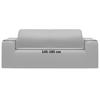 Vidaxl Elastic 2-Seater Sofa Cover, Grey, Jersey