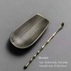 Alloy Weaving Chaze Tea Shovel Set Handmade Dustpan Shape Coffee Bean Taking Tools Traditional Kung Fu Tea-scoop Accessories