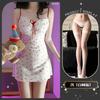 Sexy Underwear Sexy Pure Desire Style Home Nightdress Fresh and Sweet Butterfly Bow Tie Slim Backless Suspender Skirt