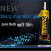 Svart harts skoreparationslim för läder och sneakers
