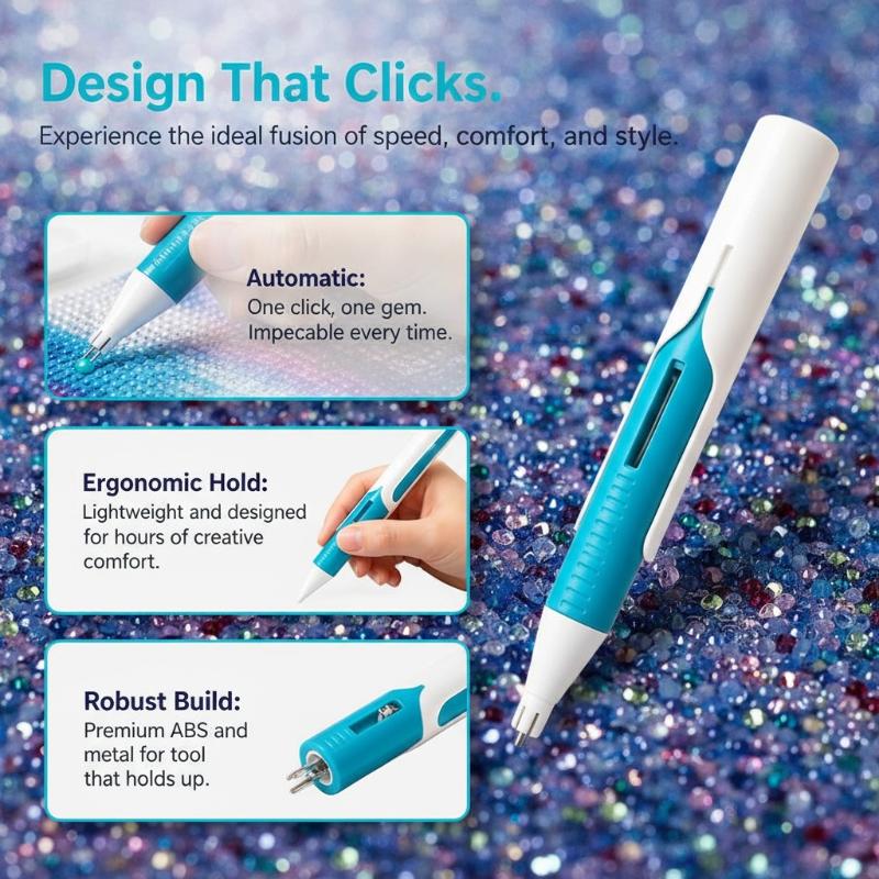 Diamond Art Automatic Bead Dispenser Pen, Suitable For 2.8mm Round
