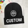 Custom Unisex Beanies with 3D Embroidery Personalized Logo Winter Hats-100% Acrylic Common Fabric