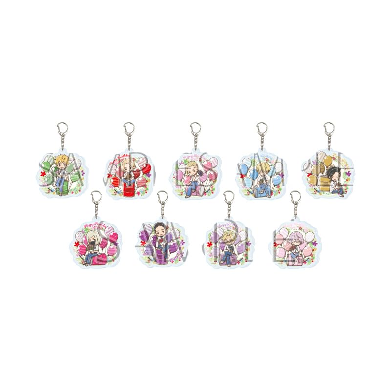 A3 Tokyo Revengers 14th Birth Flower Acrylic Keychain Complete Set Box of 9