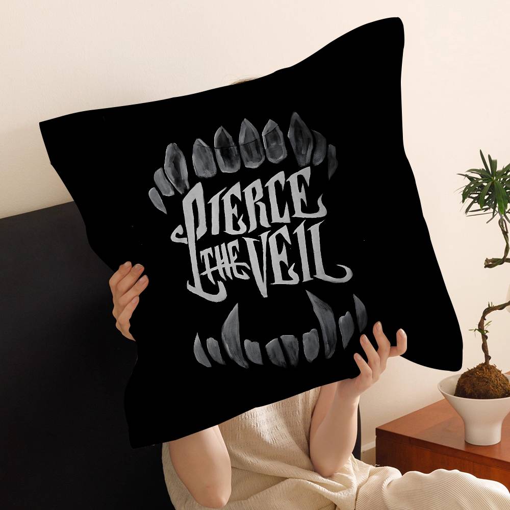 Pierce The Veil Music Band 45*45cm Cushion Cover Pillow Cover Decor Pillowcase Home Pillowcase for Couch Pillow